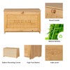 HOMEKOKO Vintage Large Wood Bread Box for Kitchen Counter, Retro