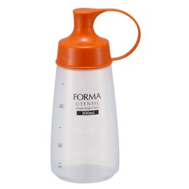 アスベル 調味料ボトル 広口中 「フォルマ」 オレンジ 2145