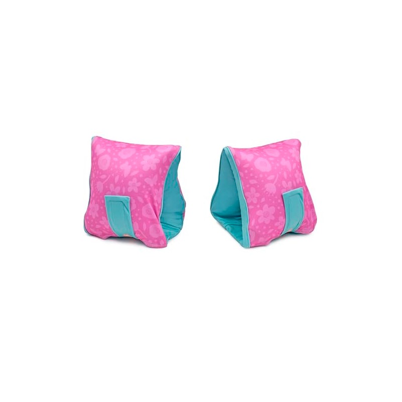 Aqua Fabric Arm Floats S-M, Pink
