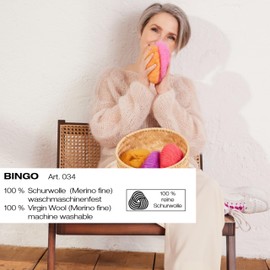 LANA GROSSA Brillino Yarn with Coloured Lurex Thread, Hand Knitting Yarn Made of 83% Viscose and 17% Metallic Fibre, 25 g Wool for Knitting and Crocheting, 200 m Yarn