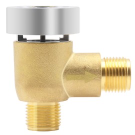 New Upgraded RV Vacuum Breaker Check Valve, Camper RV Tank Check Valve, 571-Vac-Chk RV Backflow Preventer Improve Freshwater, Upgraded Brass, 2 Year Warranty