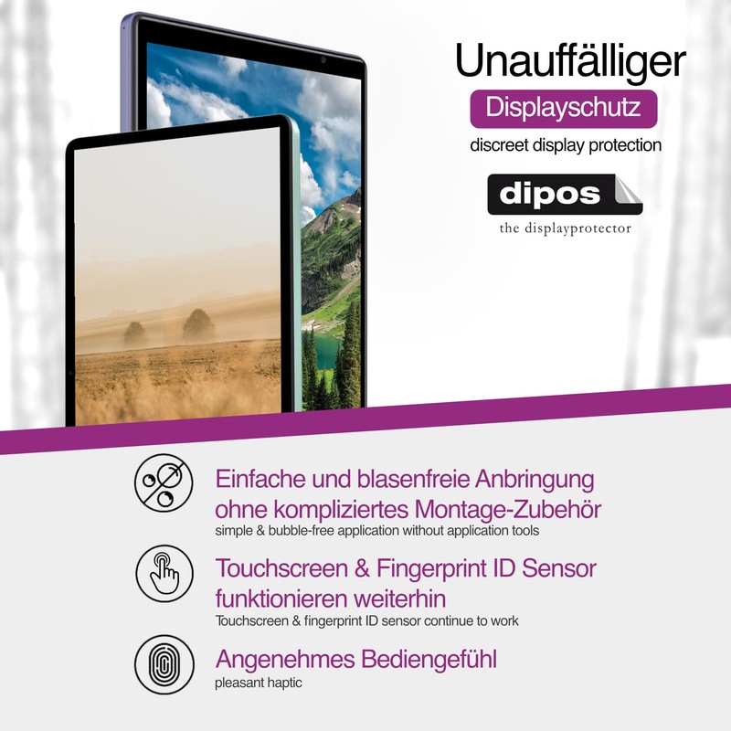 dipos I 2x Protective Film Clear Suitable for SPC Gravity