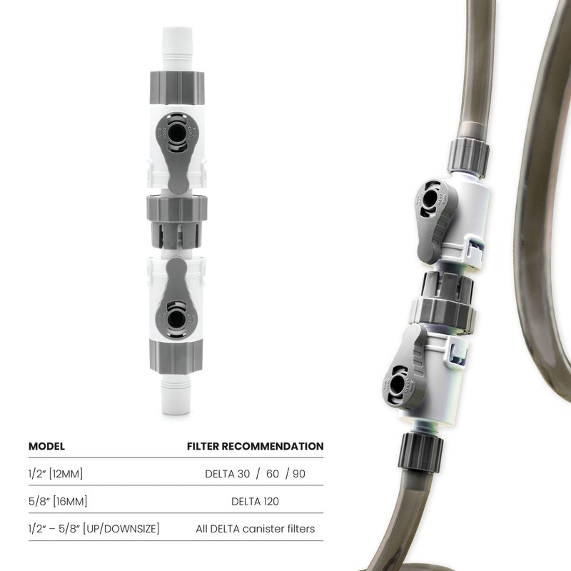 Ultum Nature Systems Delta Quick Release Double Tap Valve for