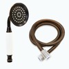 ENGA Vintage Hand-held Shower Rain Sprayer Telephone Shaped Ceramic Shower