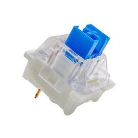 Outemu(Gaote Blue Switches 20 Pack, 3 Pin/Clicky Tactile 50gf/Dustproof/RGB Key Switches - Cherry MX Equivalent - DIY Replaceable for Mechanical Keyboard