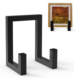 Estleys Metal Vinyl Record Holder Display Stand, Large Metal Plate Stands for Display, Display Stand for Artwork, Decorative Photo Frame Stand for Picture Frame, Plate, Dish, Photo Easel, Books