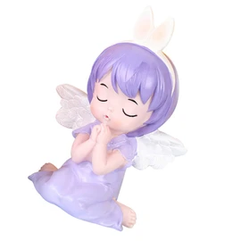 SUPVOX Cartoon Angel Girl Piggy Bank Cute Coin Bank for Decorative Money Box for Birthday Present for Saving Money Adorable Table Ornament for Home Decor