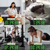 Gym Timer 13.2" Digital Pixels LED Wall Clock Timers with