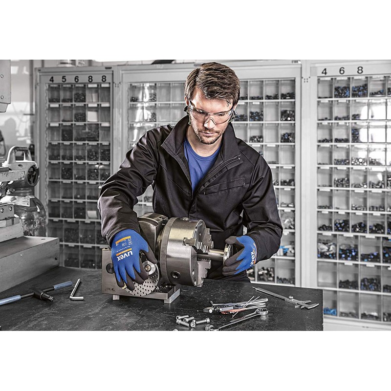 Uvex Athletic Lite Men's Work Gloves - 3 Pairs of