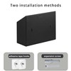 Hand Towels Box Cover,PU Leather Wall-Mounted Tissue Box Cover Holder
