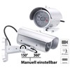 VisorTech Fake Camera: Dummy Security Camera with Motion Sensor and