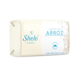Sheló Nabel Jabón de Arroz, Extractos Naturales, 100 g