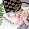 Oaiyeie 3PCS Bag Extension Bow Keychain Kits, Bag Strap Extenders,