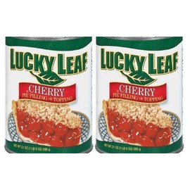 Lucky Leaf Cherry Pie Filling or Topping (2 Pack) 21 oz Cans by Lucky Leaf