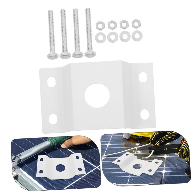 Operitacx High-Strength Light Pole Mount Bracket Versatile Solar Panel Lamp