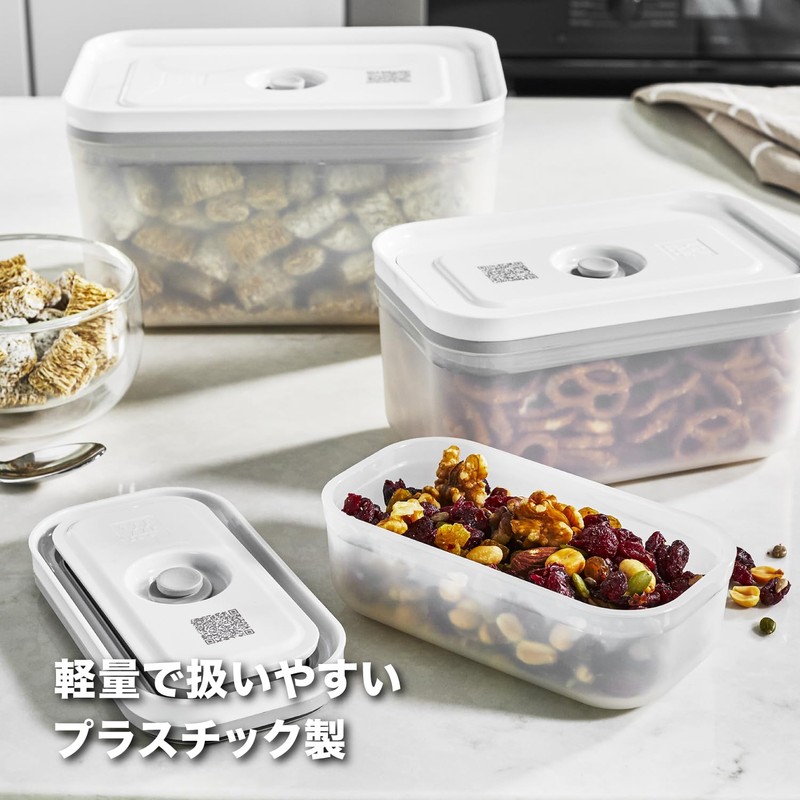 Zwilling J.A. Henckels 36804-100 Fresh & Save Vacuum Plastic Container,
