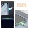 NUOLUX 50pcs Luminous Charging Port Protective Film Fluorescent Luminous High