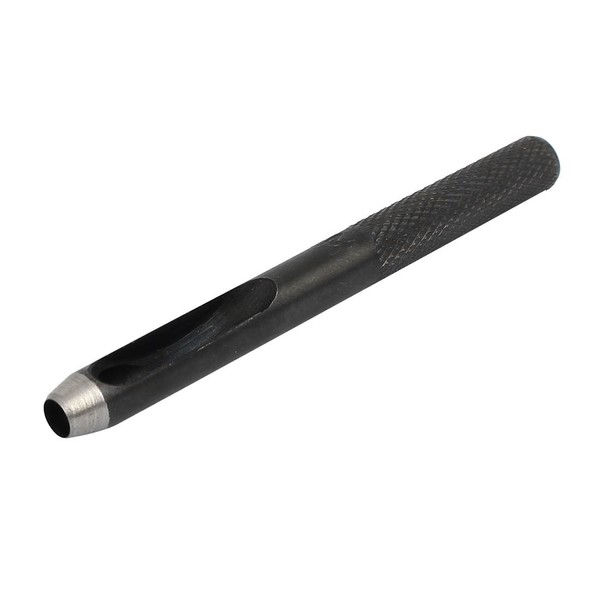 Sourcingmap 5mm Dia Metal Knurled Shank Hollow Hole Punch for