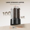 Electric Salt and Pepper Grinder Set - Rechargeable Automatic Salt