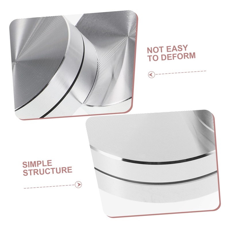 TEHAUX Miniature Aluminum Alloy Turntable Base Small Rotating Display Platform