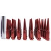 EZAccessory 14x1.5 Spline Spike Lug Nuts 32 Pieces Red with