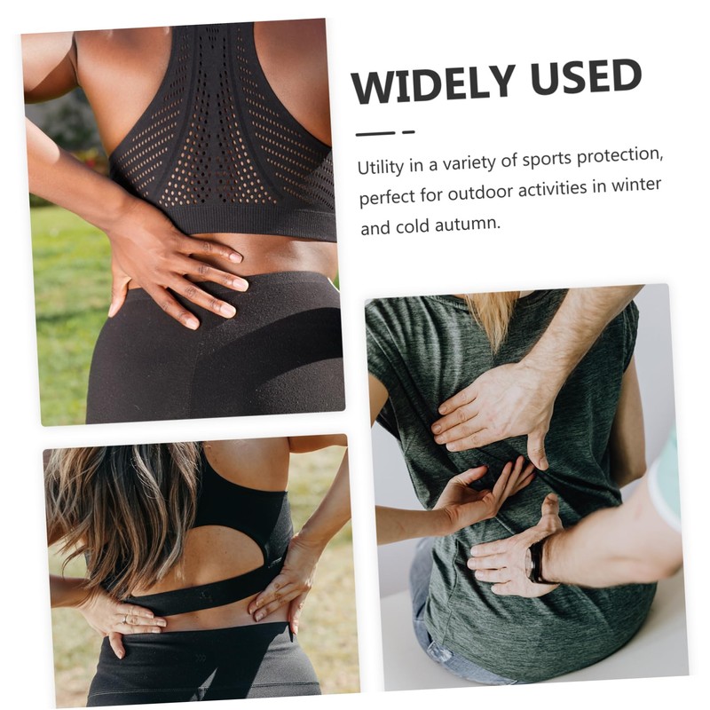 COLLBATH Elderly Back Brace Warming Abdominal Belt Neoprene Faux Cashmere