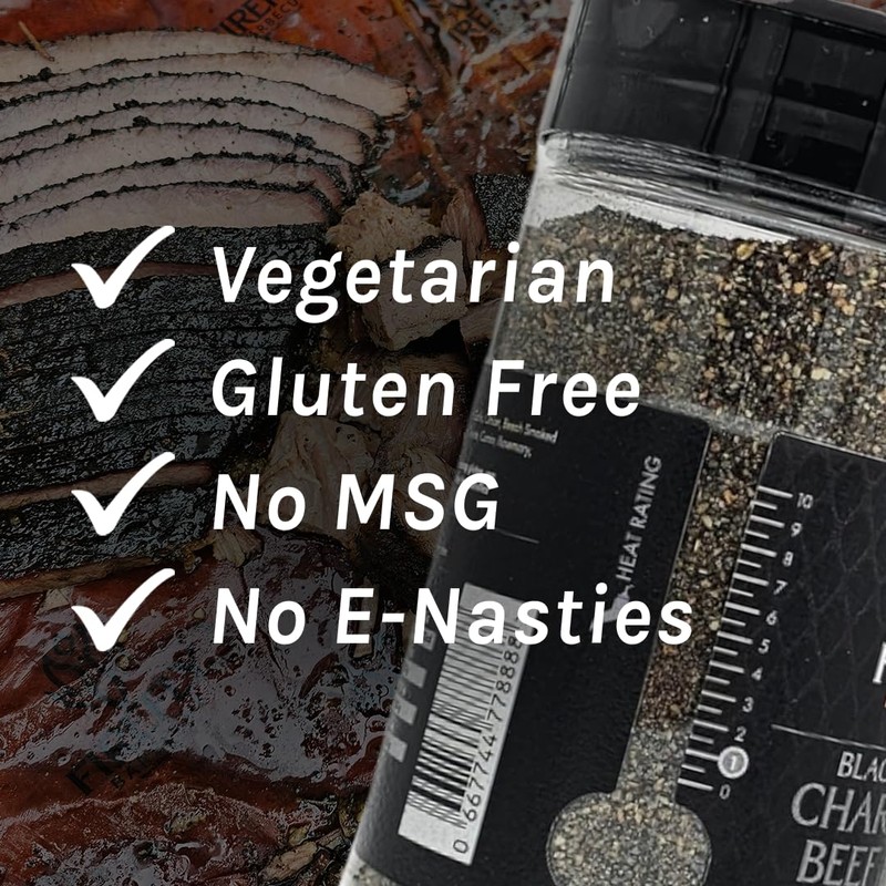Firefly BBQ Black Magic Charcoal Beef Rub - Elevate Your