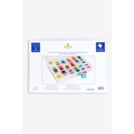 DMC - Garnaufbewahrungsbox für 50 Spindeln | Ideal zum Sortieren, Klassifizieren und Aufbewahren von Stickgarn - Praktisches Accessoire