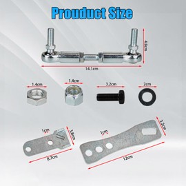 Transfer Case Linkage Kit - Fit for Jeep Cherokee XJ Comanche MJ 1986-2001, Easy to Install, New Stainless Steel Material