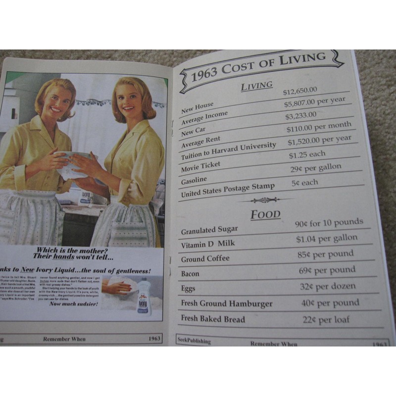 Remember When a Nostalgic Look Back in Time 1963