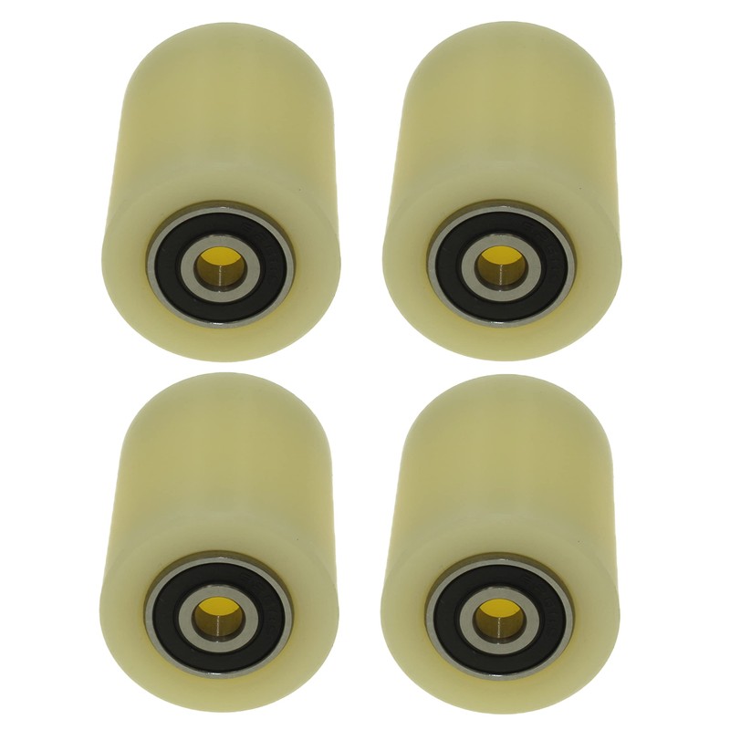 4 Pieces Nylon Rollers 30 mm diameter 40 mm wide