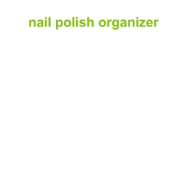 Onyiboer nail polish organizer bag and storage (green)