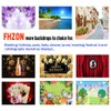 FHZON 7x5ft Rainbow Music Backdrop Music Notation Photography Background Theme