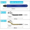 KEWAYO Universal deburring tool, metal handle, hand deburring tool with