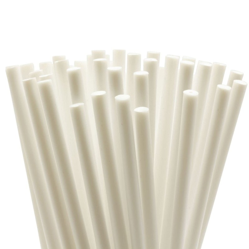 Plastic Lollipop Sticks - 114mm x 4mm Pack of 100