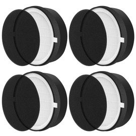 APPLIANCEMATES LV H132 Replacement Filter for LEVOIT LV-H132 Air Purifier, 3-in-1 H13 True HEPA Filter Replacement LV-H132, LV-H132-RF, 4 Pack