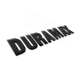 General Motors Gloss Black Duramax Front Hood Emblem Nameplate fit 2019-2023 Silverado 1500 OEM