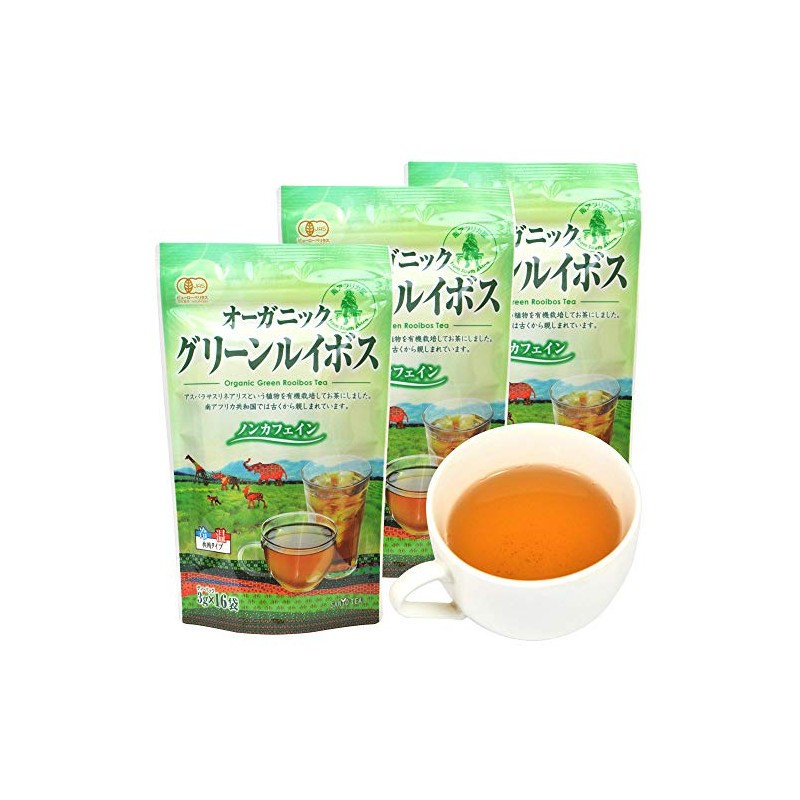 Organic Green Rooibos Tea, 0.1 oz (3 g) x 16
