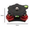 Laroal Tripod Leveling Base Camera Leveler With Bubble Level 3