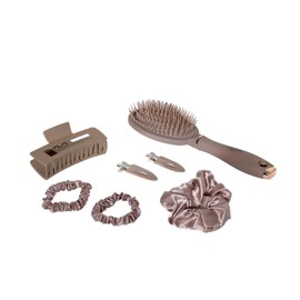 Set de Accesorios para el Cabello Mujer Republic Cosmetics – Kit completo de peinado con cepillo, pinzas, scrunchies y pinza claw para uso diario y styling