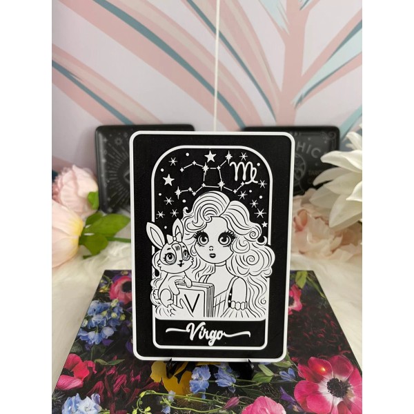 Virgo Zodiac Sign 3D Printed Art - Unique Astrology Gift