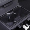 car-king888 ABS Matt Black Front Beverage Cup Holder Frame Trim