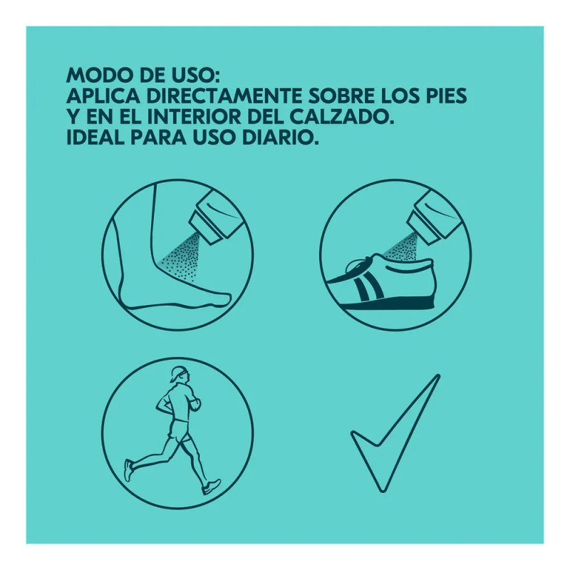 Talco Desodorante para Pies Rexona Efficient Original 200 g