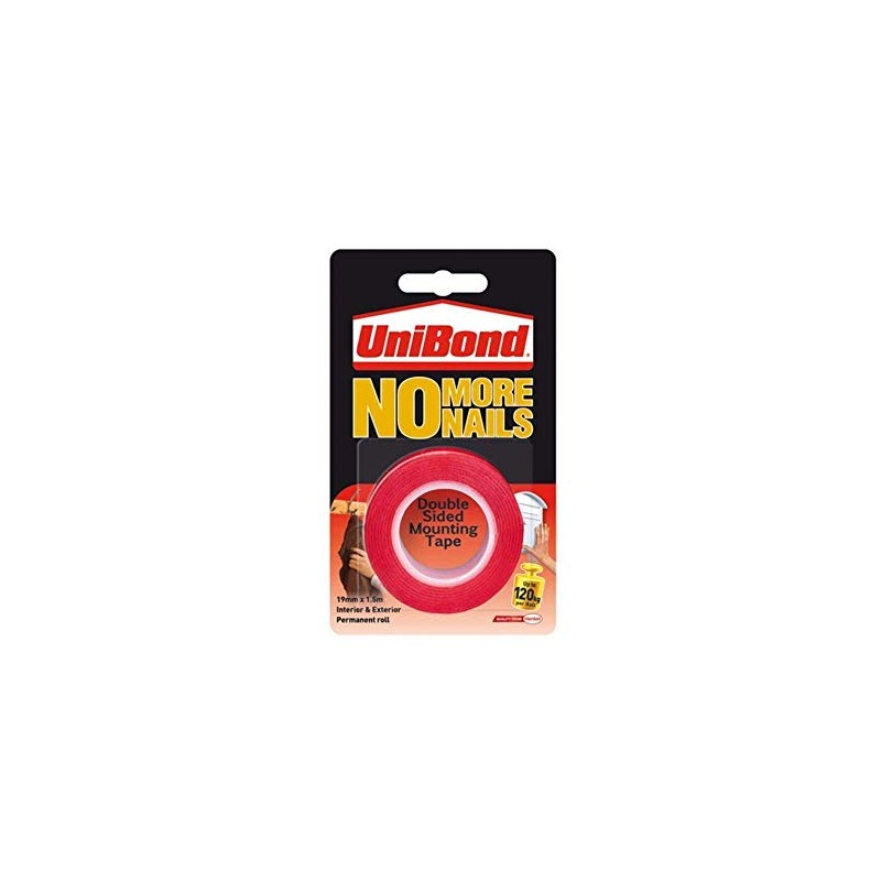 2X No More Nails Ultra Strong Roll Permanent 19mm x