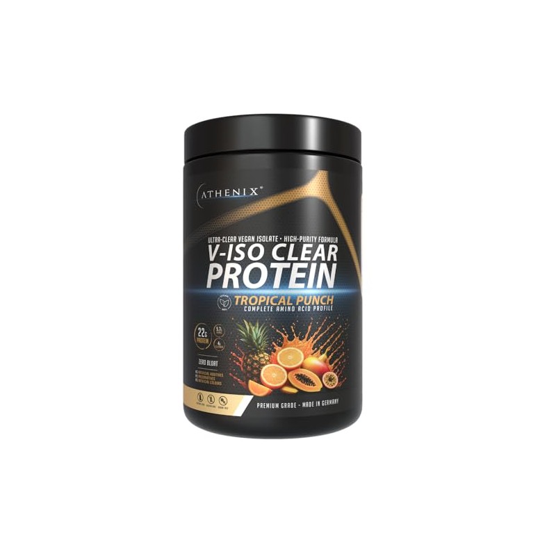 ATHENIX® V-ISO Clear Protein | Ultra-Clear Vegan Isolate | 22g