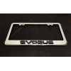 BLVD 1x EVOQUE 3D Emblem STAINLESS STEEL License Plate Frame