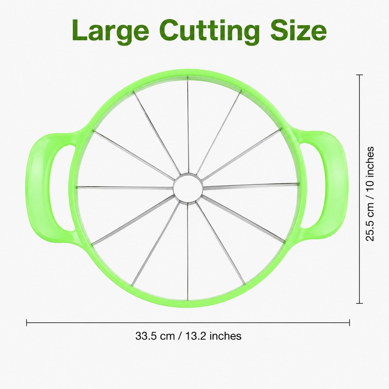 Watermelon Slicer Cutter Tool – Stainless Steel Fruit Divider for