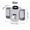 Wall-mounted Toothpaste Squeezer with Toothbrush Holder - Punch-free Installation for