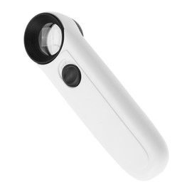 Lupas de Mano, Lupa de Mano 5X/15X/40X, Lupas con Carcasa de ABS con Luz (MG6B-1B 40 veces)