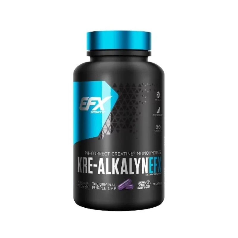 Kre-Alkalyn EFX 120 Cápsulas Creatina Monohidrato PH-Correct Sin Sabor